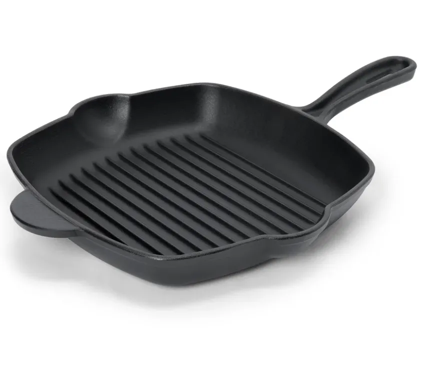 Gusseisen-Grillpfanne, 24 x 24 cm