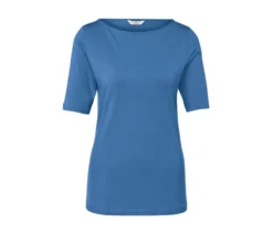 Halbarmshirt, blau