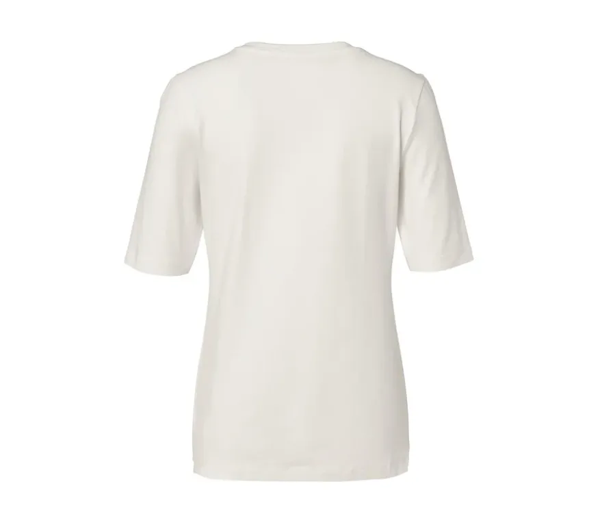 Halbarmshirt, creme