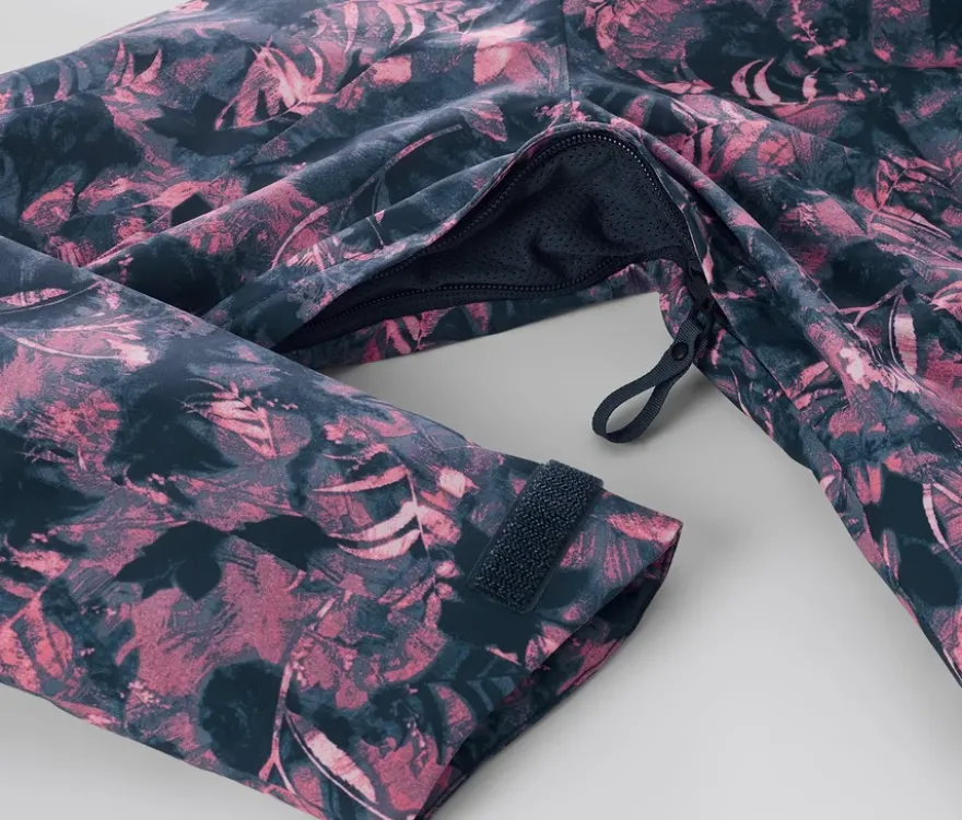 Halfzip-Skijacke, Alloverprint