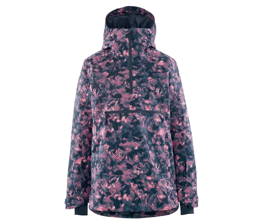Halfzip-Skijacke, Alloverprint