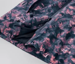 Halfzip-Skijacke, Alloverprint