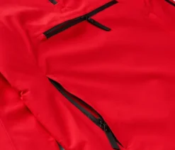 Halfzip-Skijacke, rot
