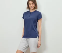 Half-Zip-Sportshirt
