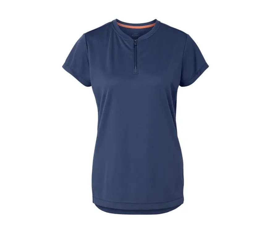 Half-Zip-Sportshirt