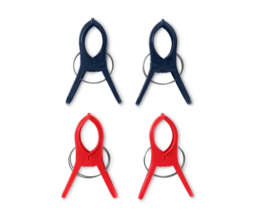 4 Handtuchclips