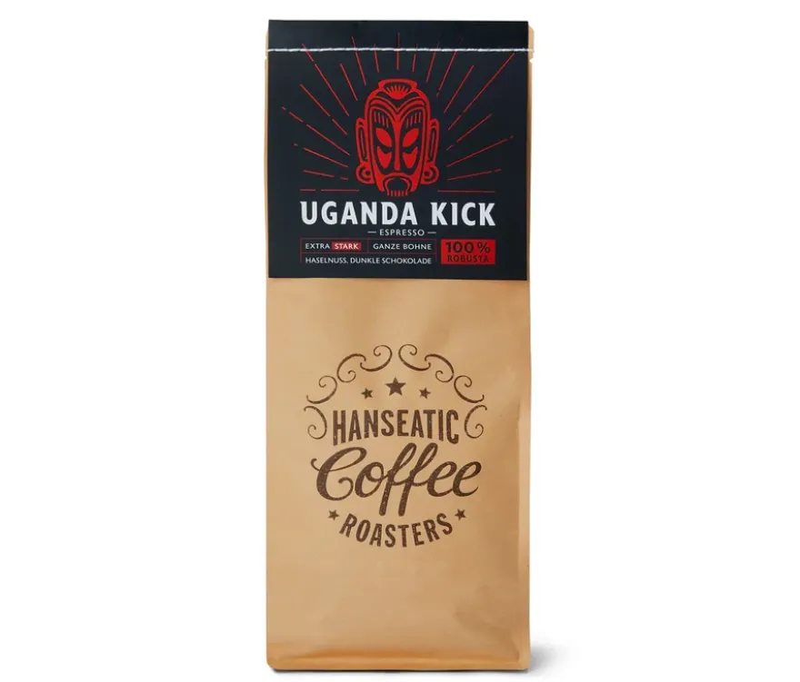 Hanseatic - Uganda Kick Espresso - 1 kg Ganze Bohne