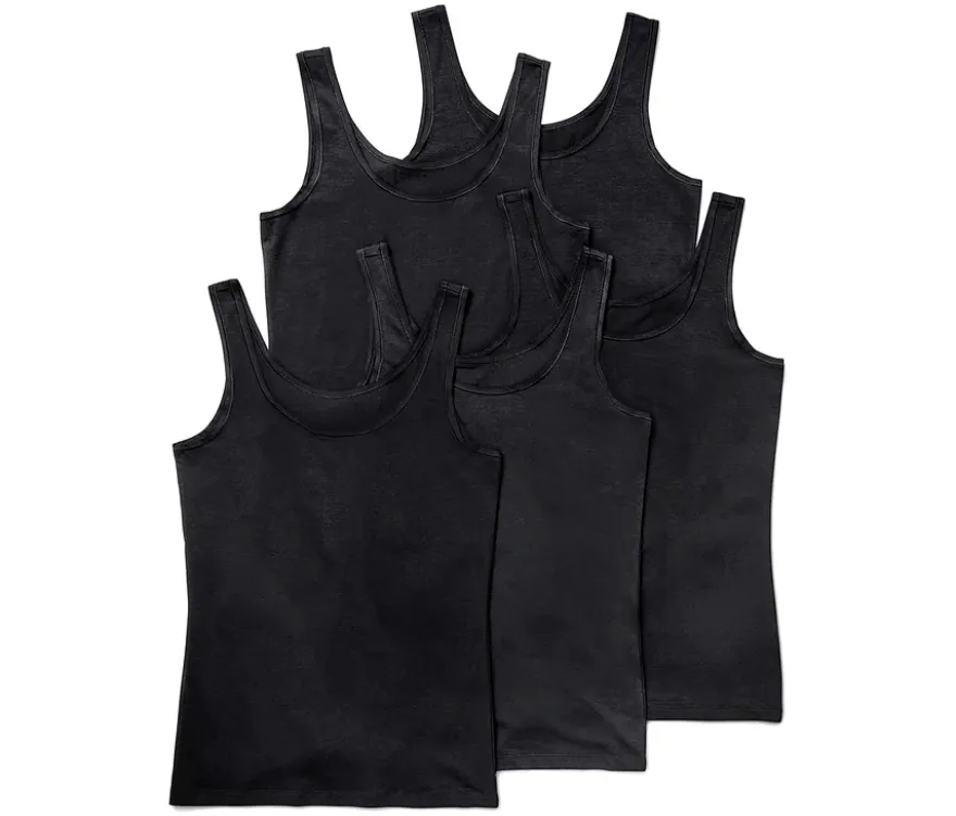 5 Hemdchen, schwarz