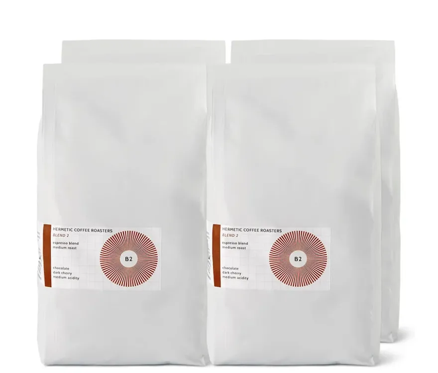 Hermetic - B2 - Blend Espresso - 4 x 1 kg Ganze Bohne