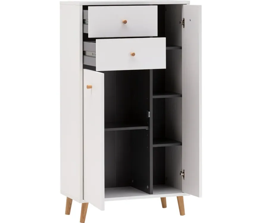 Highboard »Bjarne«, matt weiß