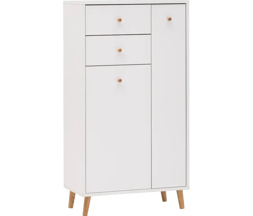 Highboard »Bjarne«, matt weiß