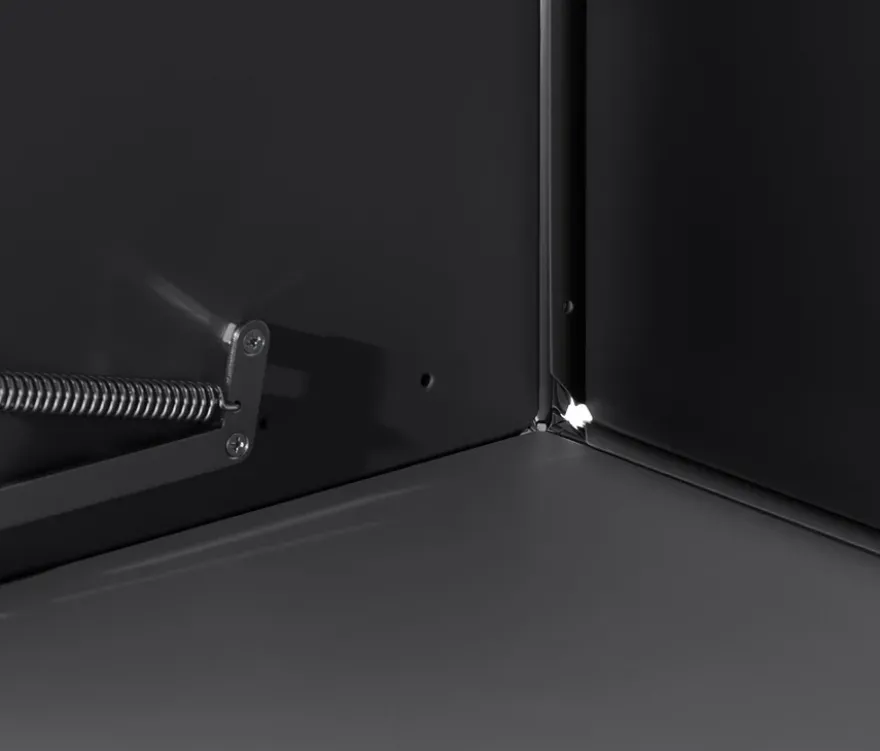 Highboard »CN3« mit 8 Klappen, schwarz