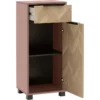 Highboard »Piazza«, mauve/Fischgräten-Dekor
