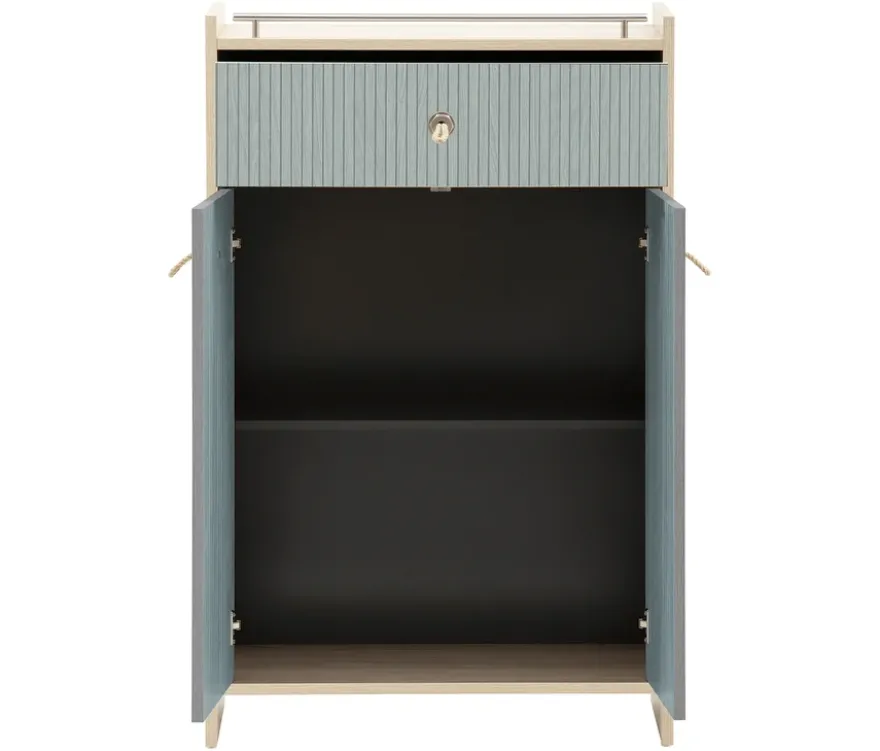 Highboard »Sonderby«, 2 Türen, Nordic Blue Oak