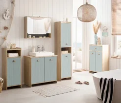 Highboard »Sonderby«, 2 Türen, Nordic Blue Oak