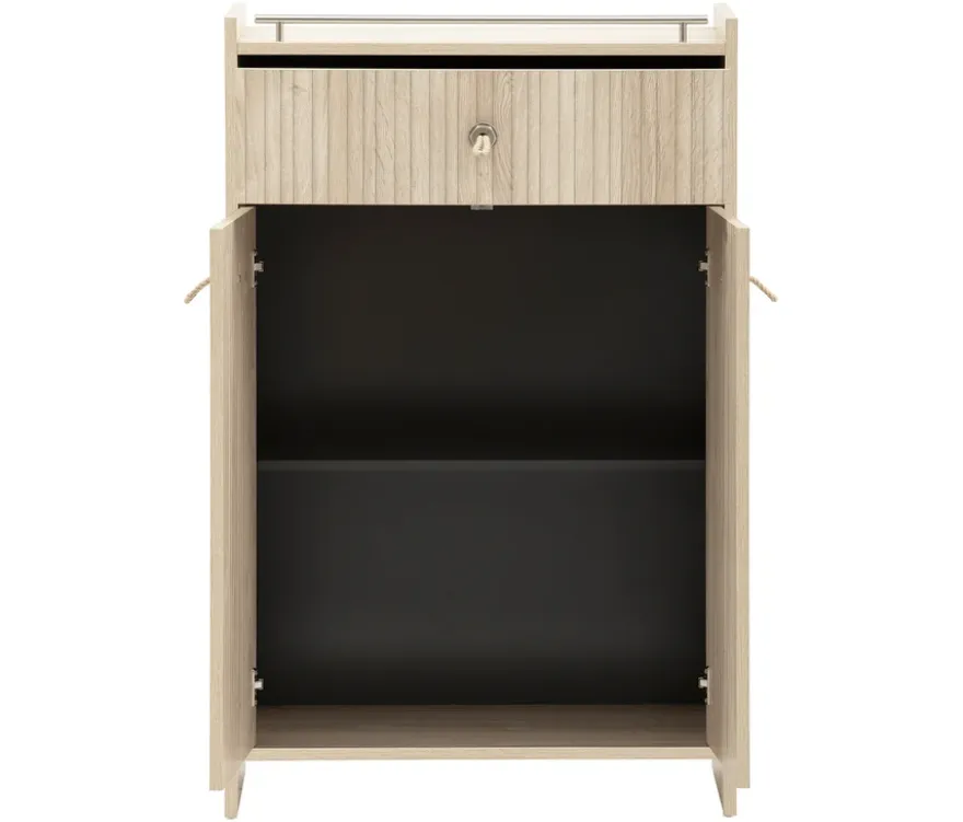 Highboard »Sonderby«, 2 Türen, Nordic Light Oak