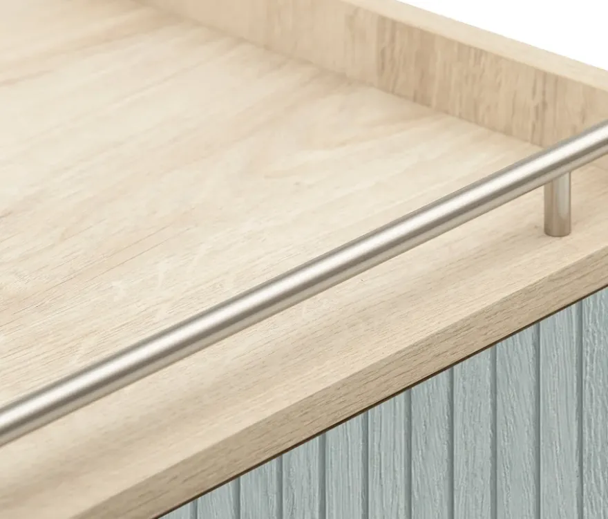 Highboard »Sonderby«, 1 Tür, Nordic Blue Oak