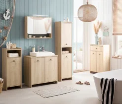 Highboard »Sonderby«, 1 Tür, Nordic Light Oak