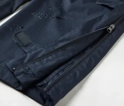 High-Tech-Regenhose mit durchgehendem Reißverschluss