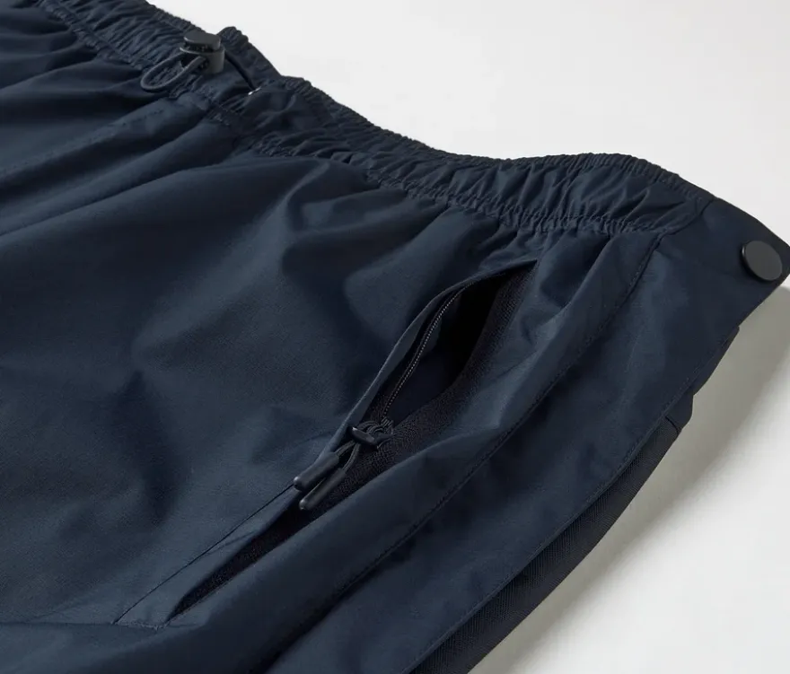 High-Tech-Regenhose mit durchgehendem Reißverschluss