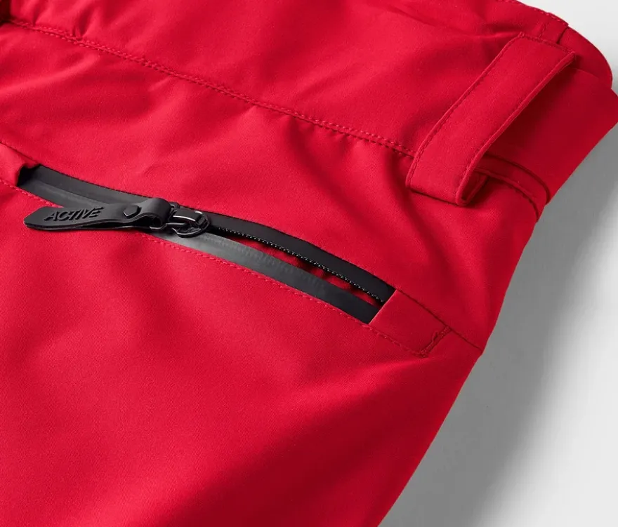 High-Tech-Skihose, rot