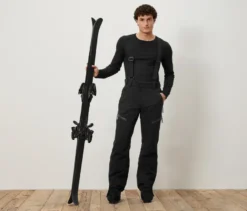 High-Tech-Skihose, schwarz
