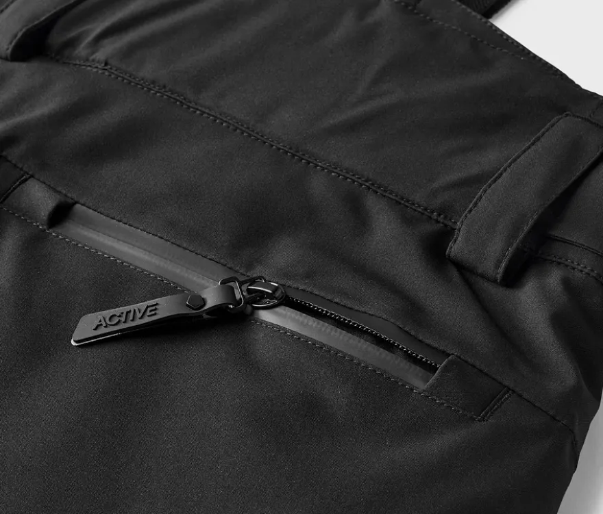High-Tech-Skihose, schwarz