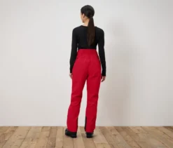High-Waist-Skihose, rot