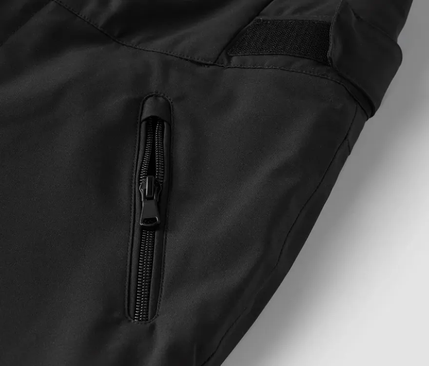 High-Waist-Skihose, schwarz