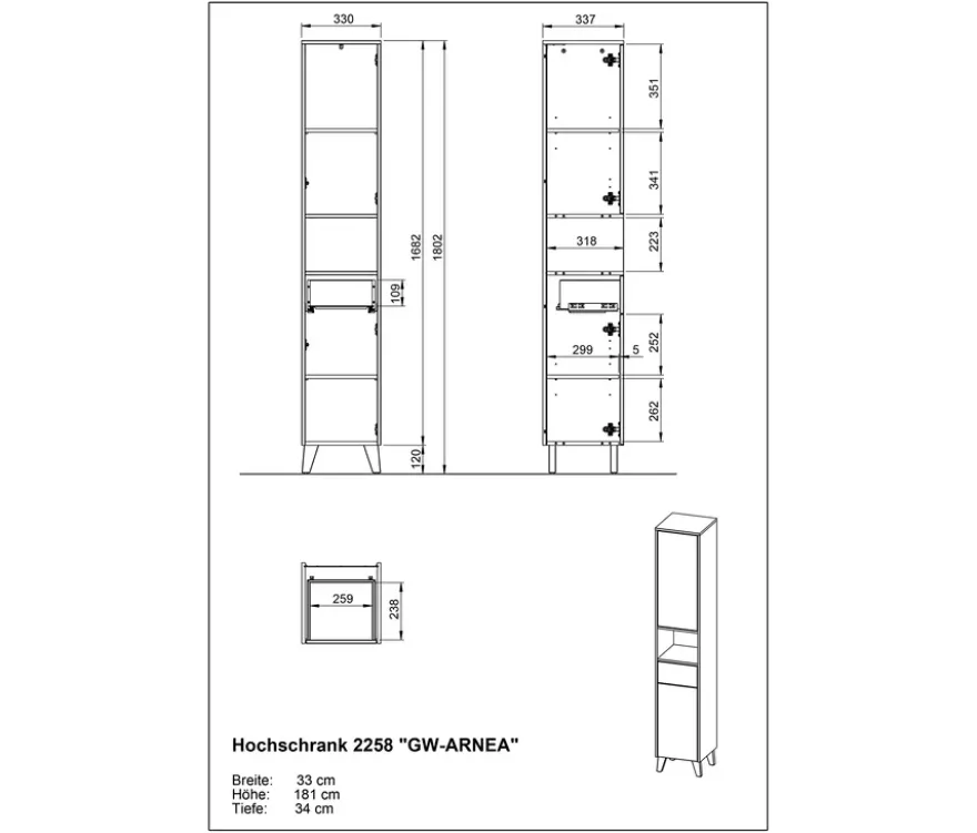 Hochschrank »ARNEA«