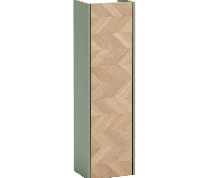 Hochschrank »Lorna«, Fischgräte, pistazie