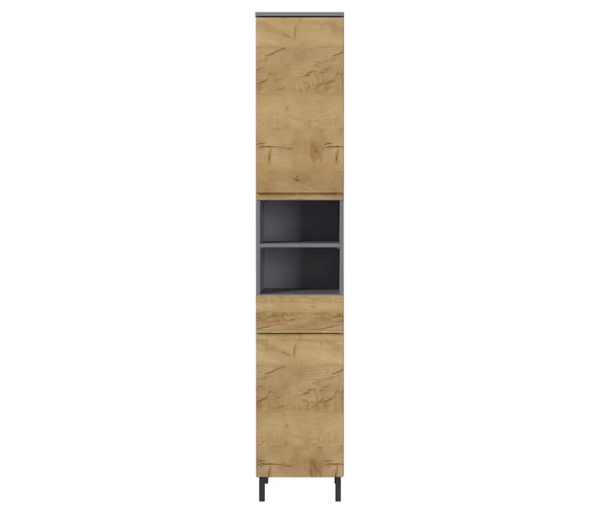 Hochschrank »Salinas«, groß, graphit