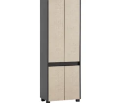 Hochschrank »Sander«, anthrazit/Canasta, 57 x 33 x 164,5 cm