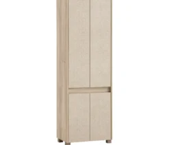 Hochschrank »Sander«, weißeiche/Canasta, 57 x 33 x 164,5 cm