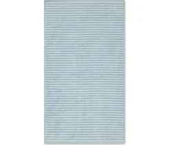 2 hochwertige Handtücher, blau