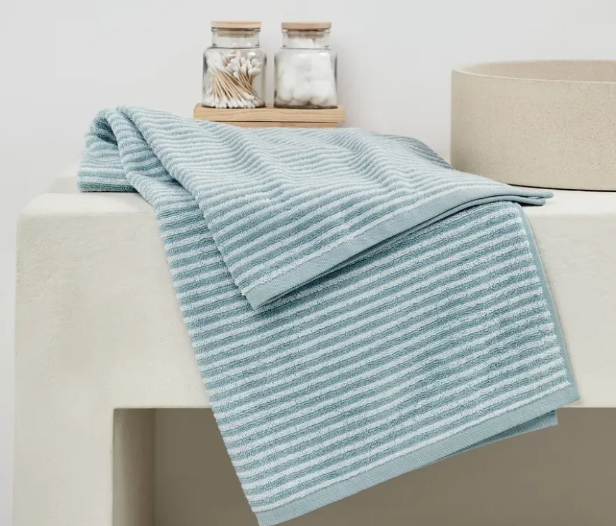 Hochwertiges Badetuch, blau