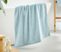 Hochwertiges Badetuch, blau