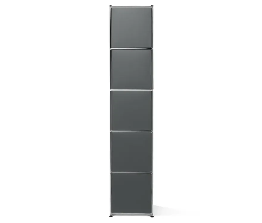 Hohes Regal Metall »CN3« mit Klappenfach, grau