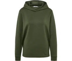 Hoodie aus Modal-Mix, dunkelgrün
