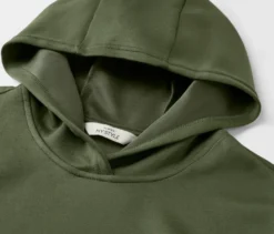 Hoodie aus Modal-Mix, dunkelgrün