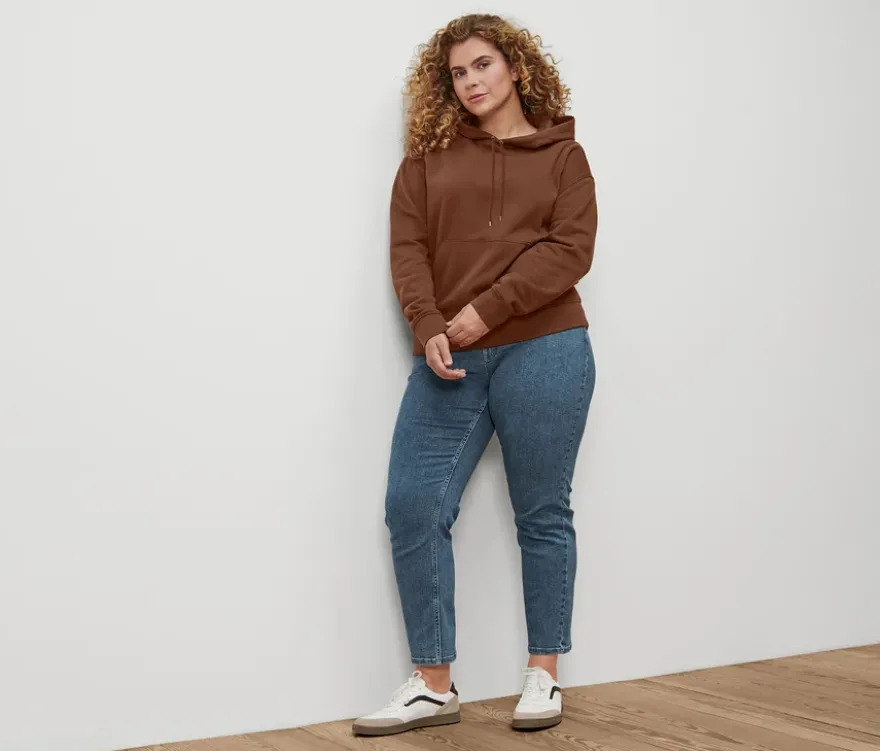 Hoodie, cognac