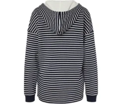 Hoodie, dunkelblau gestreift