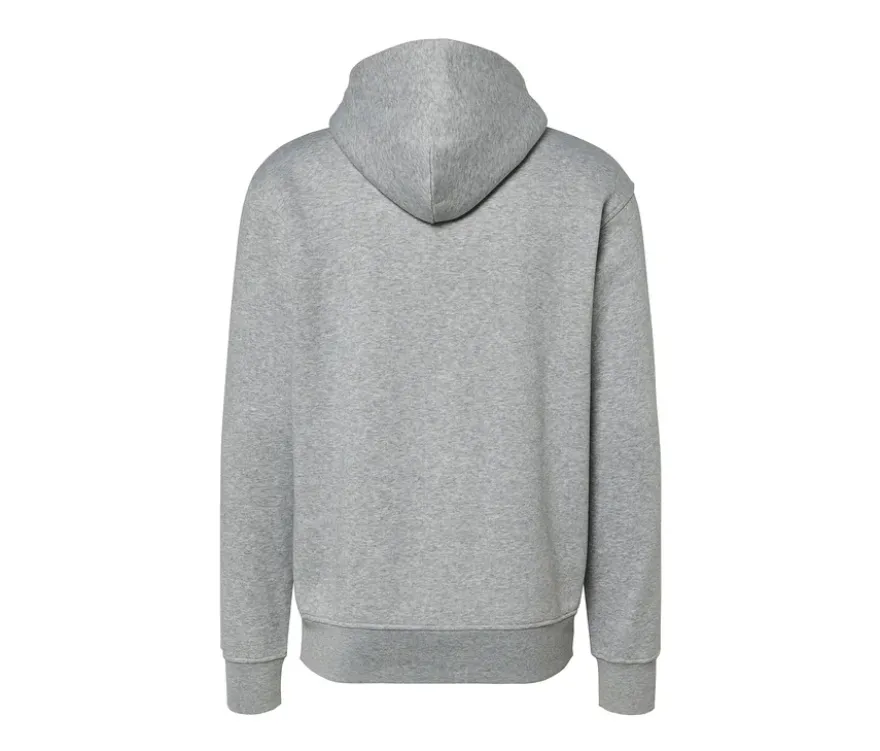 Hoodie, grau meliert
