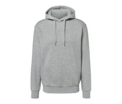 Hoodie, grau meliert