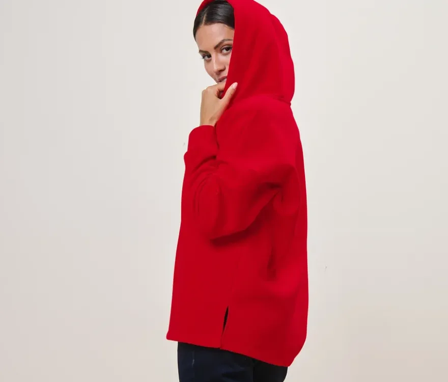 Hoodie, rot