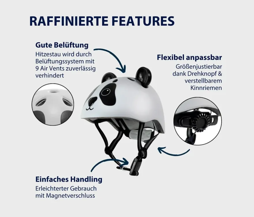 HUDORA Kinderhelm »Pandy«, 44–47