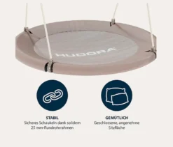 HUDORA Nestschaukel »Lounge«, beige, Ø 90 cm