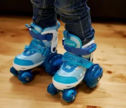 HUDORA Rollschuhe »My First Quad«, Gr. 30–33, cyan