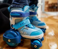HUDORA Rollschuhe »My First Quad«, Gr. 30–33, cyan