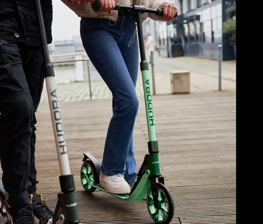 HUDORA Scooter»BigWheel® 205« advanced, grau-weiß